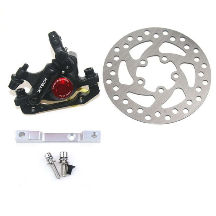 3 in 1 Scooter Modified Hydraulic Brake + 120mm Disc Brake Disc + Modified Seat Set For Xiaomi Mi...