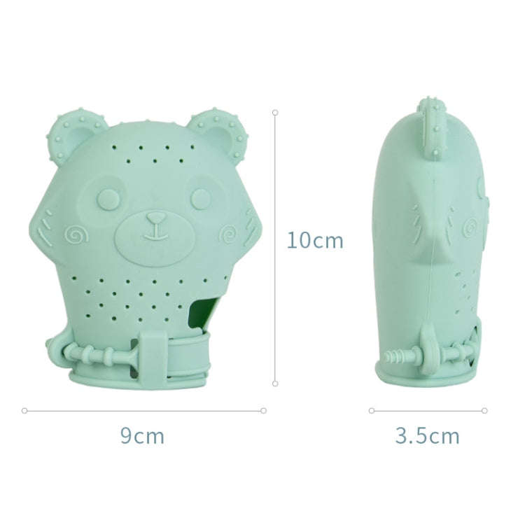 2 PCS Baby Molar Gloves Children Soothing Silicone Teether Molar Stick Maternal And Child Toy(Blue)