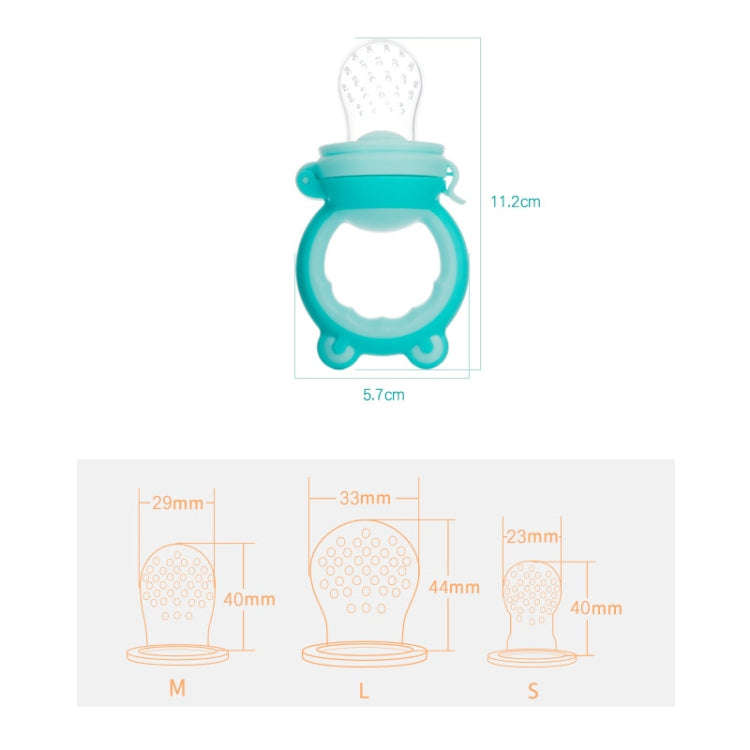 Baby Fruit And Vegetable Food Supplement Food Fruit Bite Bag(L Green)