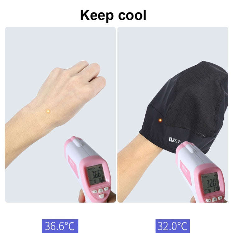 WEST BIKING Summer Riding Ice Silk Cap Windproof Hood Thin Inner Cap Breathable And Quick-Drying ...