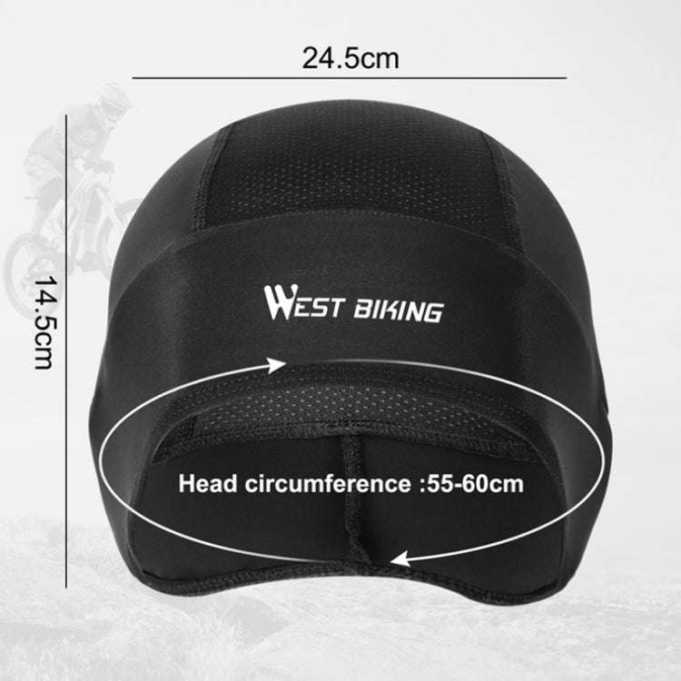 WEST BIKING Summer Riding Ice Silk Cap Windproof Hood Thin Inner Cap Breathable And Quick-Drying ...