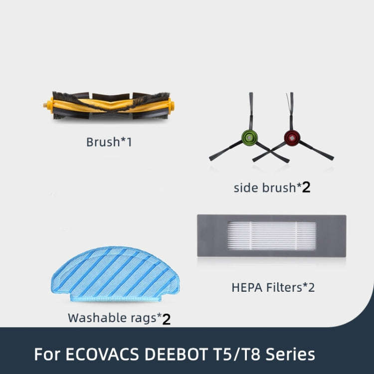 Vacuum Cleaner Sweeping Robot Accessories Suitable For Ecovacs Deebot T8 AIVI/T8 MAX,Accessories ...