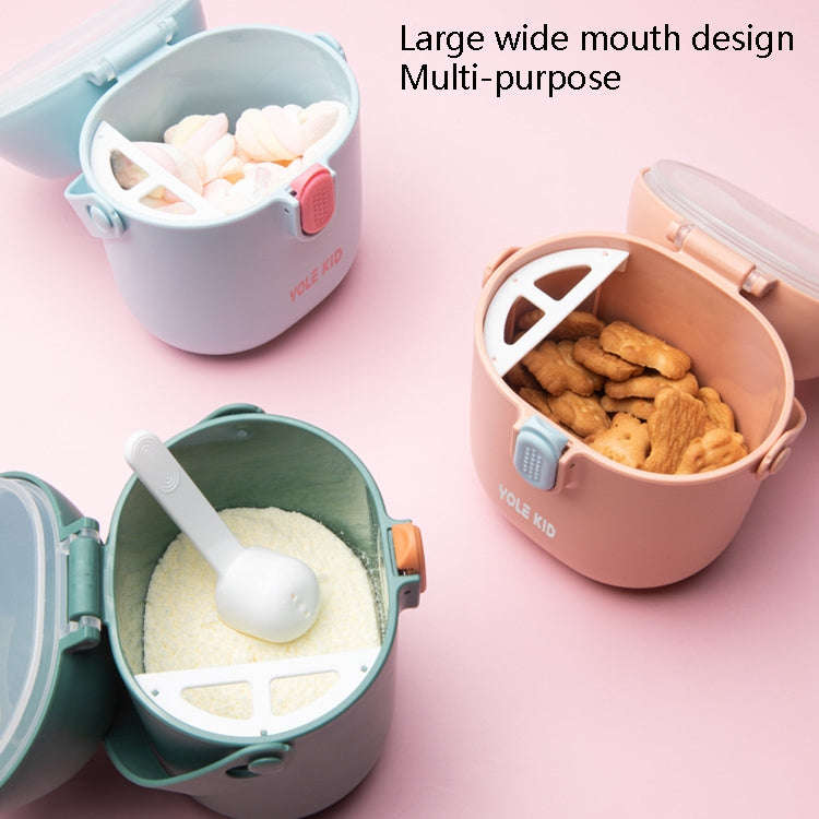 2 PCS YOLE KID Baby Milk Powder Box Large-Capacity Portable Out-Packing Gimi Powder Box Baby Food...
