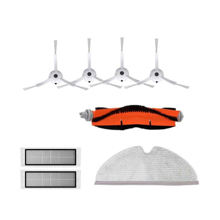 Sweeping Robot Accessories For Xiaomi Mijia/Stone, Specification: Main Brush+Side Brush+Filter+Rags