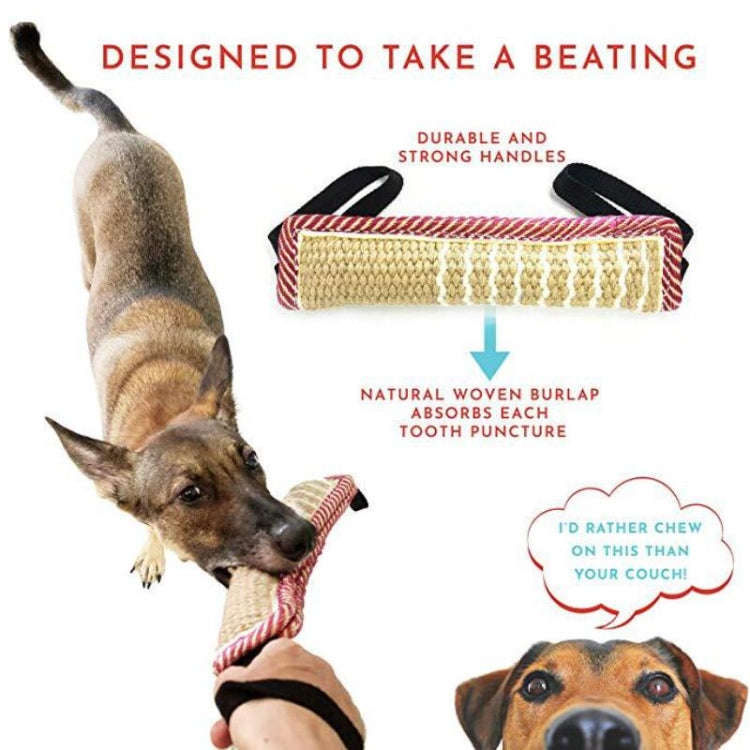 Dog Training Hemp Bite Stick Dog Bite Stick Dog Training Supplies(A2)