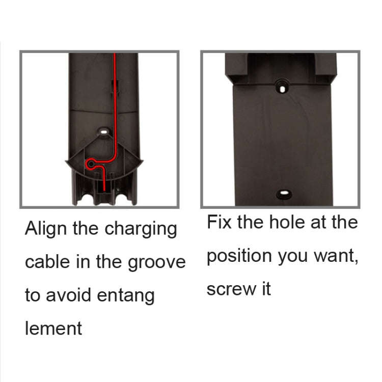 Vacuum Cleaner Hanging Perforated Charging Stand For Dyson V7 V8