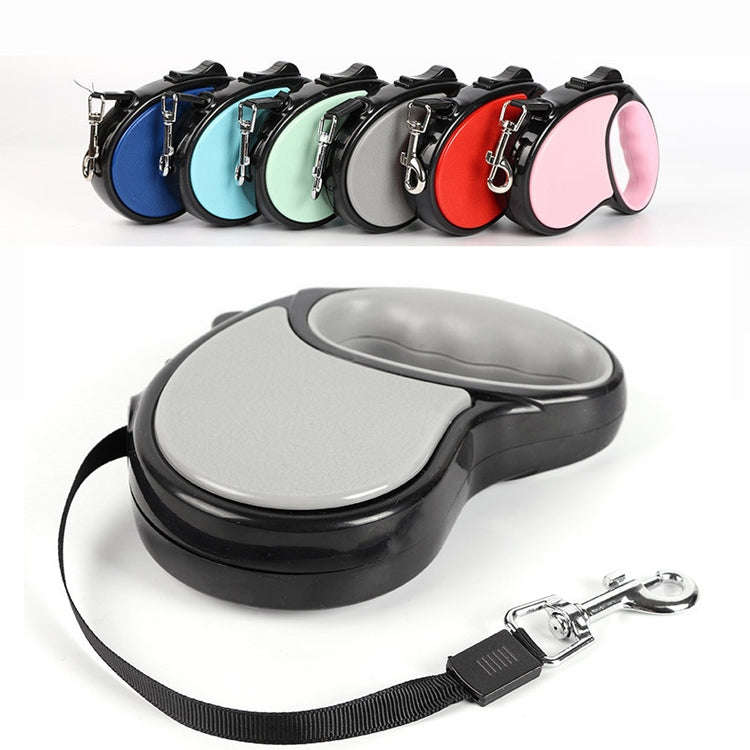 Traction Rope Automatic Retractable Tractor Portable Dog Leash Small 3m(Pink)
