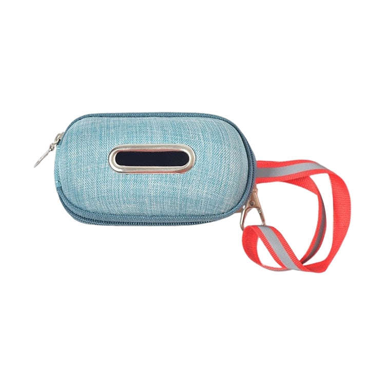 Pet Cleaning Supplies Linen Dog Picking Up Litter Box Garbage Bag Convenient Storage Box(Blue)
