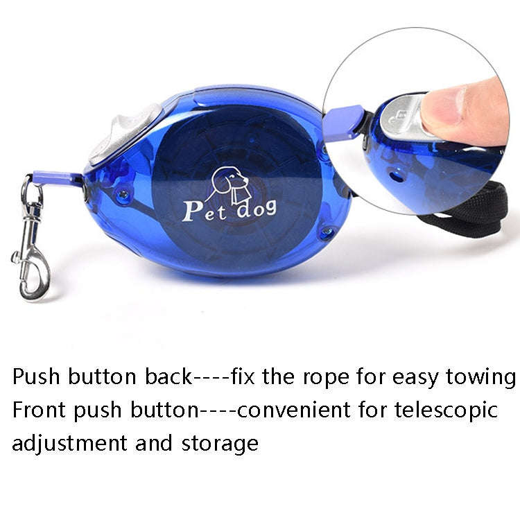 Dog Leash Automatic Retractable Seat Belt, Size: 2.5m(Blue)