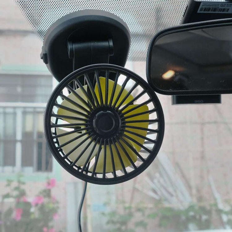 F409 Car Fan General Car Shaking Head Fan(USB Interface 5V)