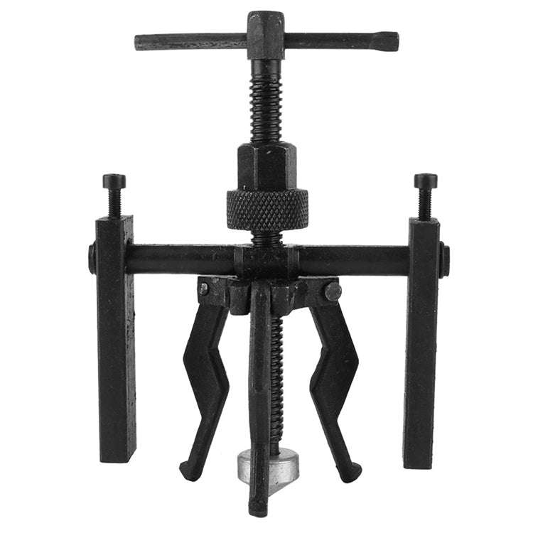 3-Jaw Inner Bearing Puller Gear Extractor Heavy Duty Automotive Machine Tool Kit(Black)