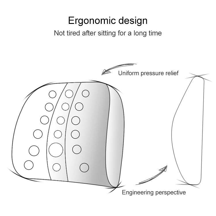 Lumbar Cushion Office Maternity Seat Cushion Car Lumbar Memory Foam Lumbar Pillow,Style: Standard...