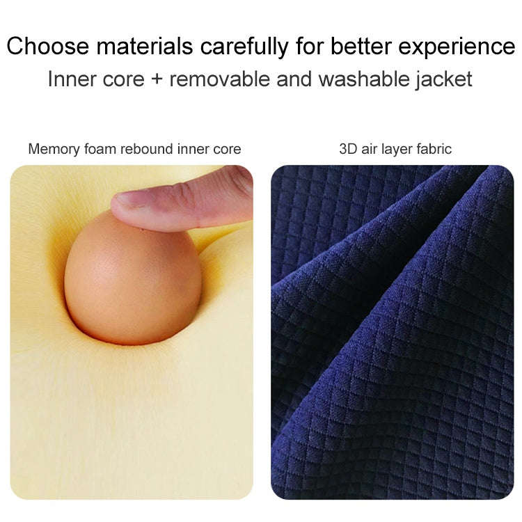 Lumbar Cushion Office Maternity Seat Cushion Car Lumbar Memory Foam Lumbar Pillow,Style: Standard...