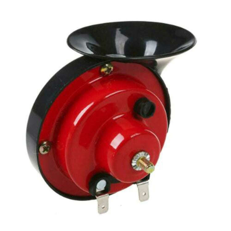 1 Pair 110BD 12V Motorcycle Electric Car Loud Single Sound Snail Speaker