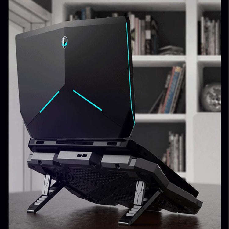 COOLCOLD RGB Notebook Radiator Six Fan Adjustable Laptop Cooling Base 5V Touch 12 Symphony Version