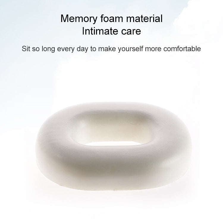 Slow Resilience Memory Foam Office Hip Pad After Hemorrhoids Operation Cushion(Gray)