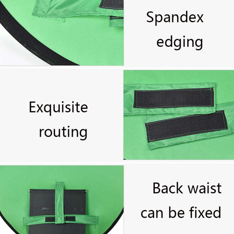 142cm EY-068 Green Background Cloth Folding ID Photo Green Screen Video Backdrop Board For E-Spor...
