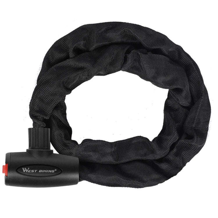 WEST BIKING 0705042 Bicycle Anti-Theft Key Lock Mountain Bike Motorcycle Chain Lock, Specificatio...