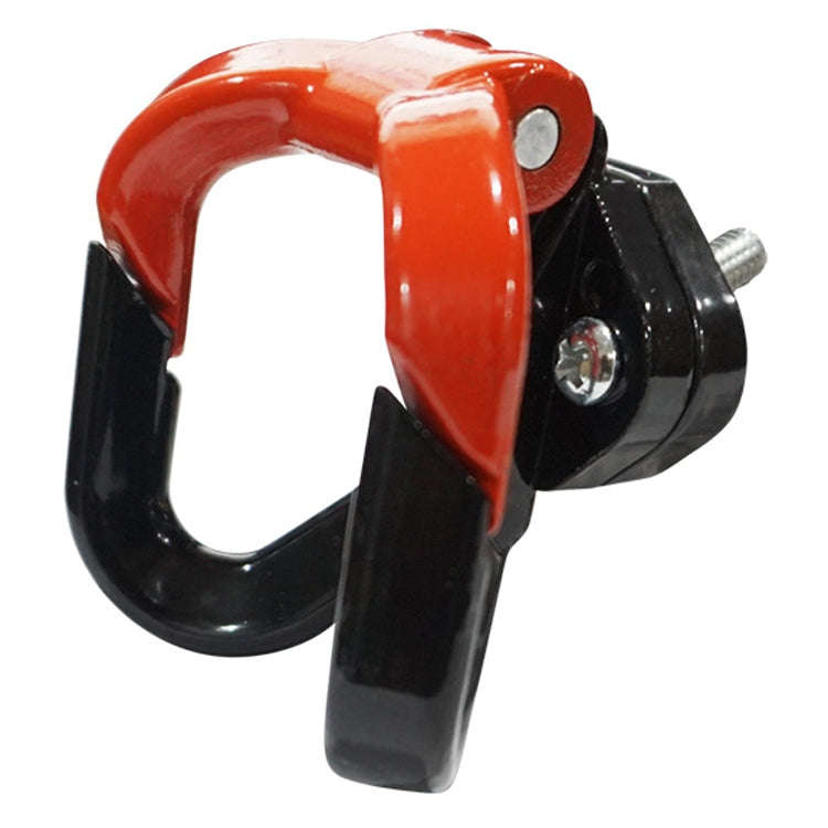 2 PCS Pedal Electric Car Motorcycle Modified Helmet Universal Double Hook(Orange)