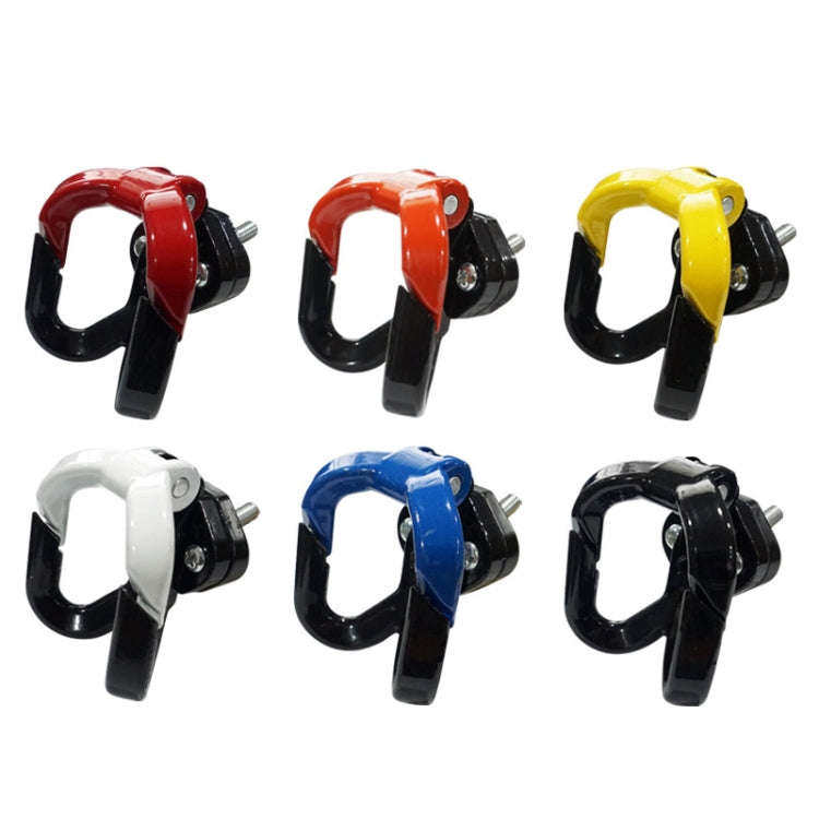2 PCS Pedal Electric Car Motorcycle Modified Helmet Universal Double Hook(Red)