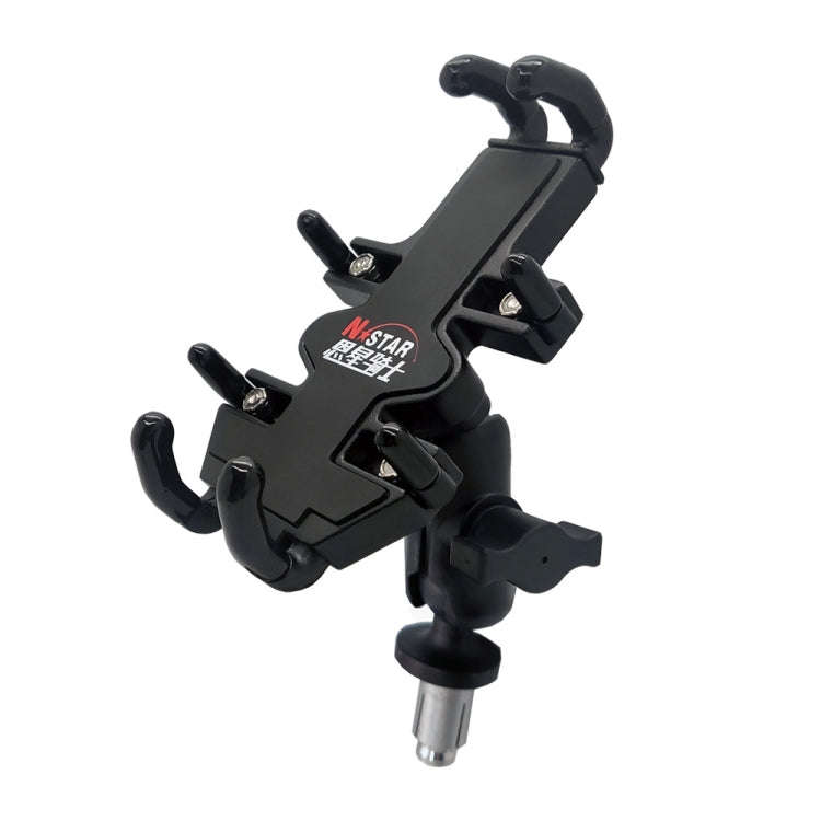 N-STAR NJN001 Motorcycle Bicycle Compatible Mobile Phone Bracket Aluminum Accessories Riding Equi...