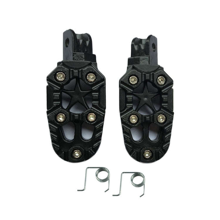 Motorcycle Modified Aluminum Alloy Foot Pedal Accessories(Black)