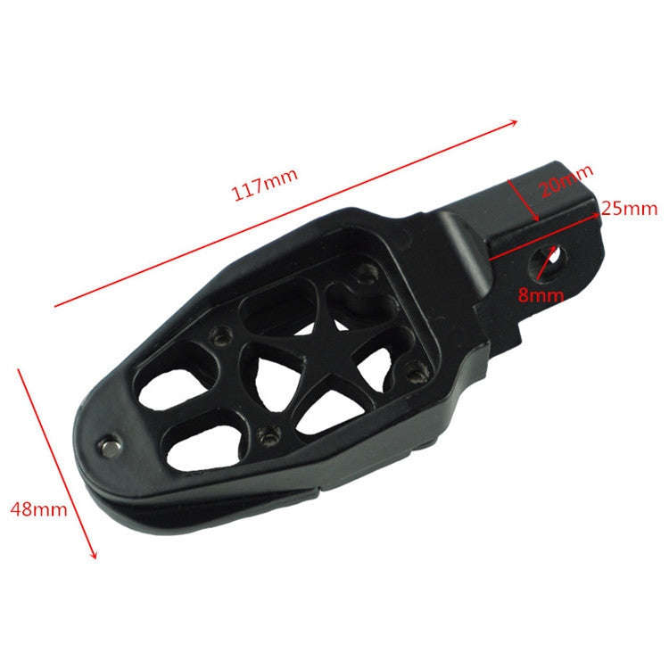 Motorcycle Modified Aluminum Alloy Foot Pedal Accessories(Blue)
