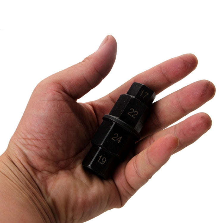 Motorcycle Wheel Axle Disassembly Tool Front Wheel Spindle Removal Wrench Disassembly Sleeve Hex ...