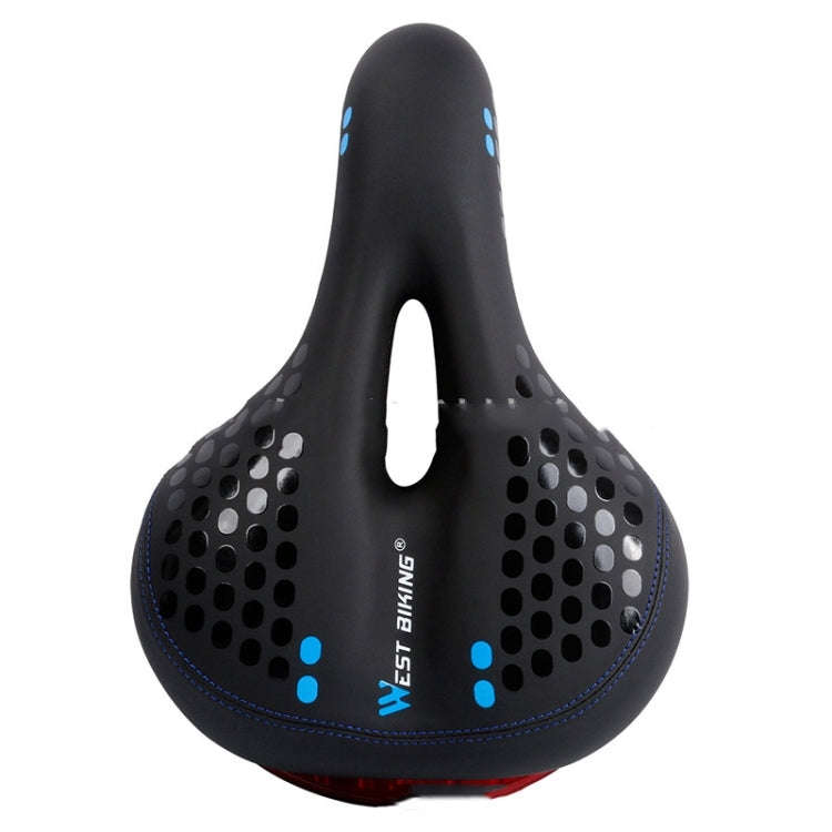 WEST BIKING YP0801083 Bicycle Taillight Thickened Soft And Comfortable Mountain Bike Seat Cushion...