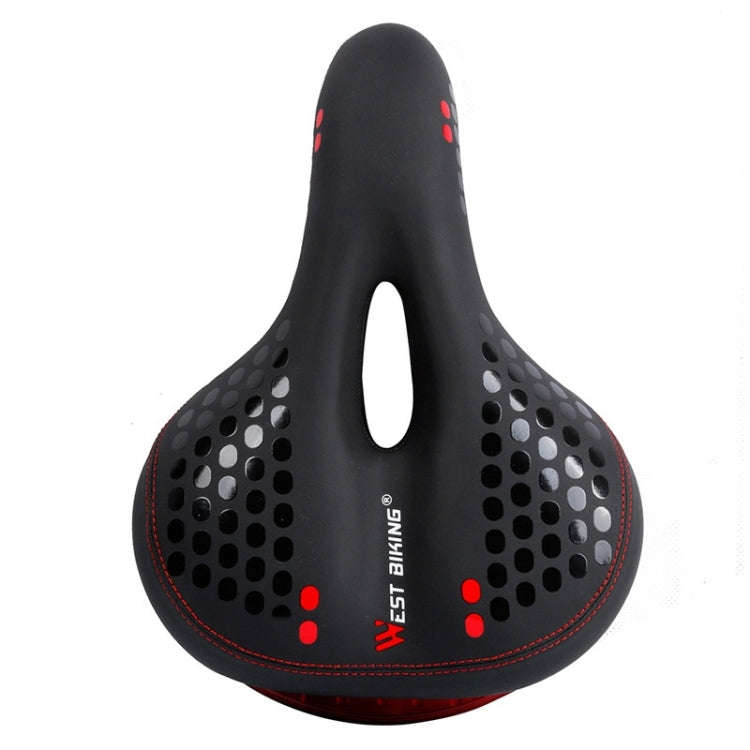 WEST BIKING YP0801083 Bicycle Taillight Thickened Soft And Comfortable Mountain Bike Seat Cushion...