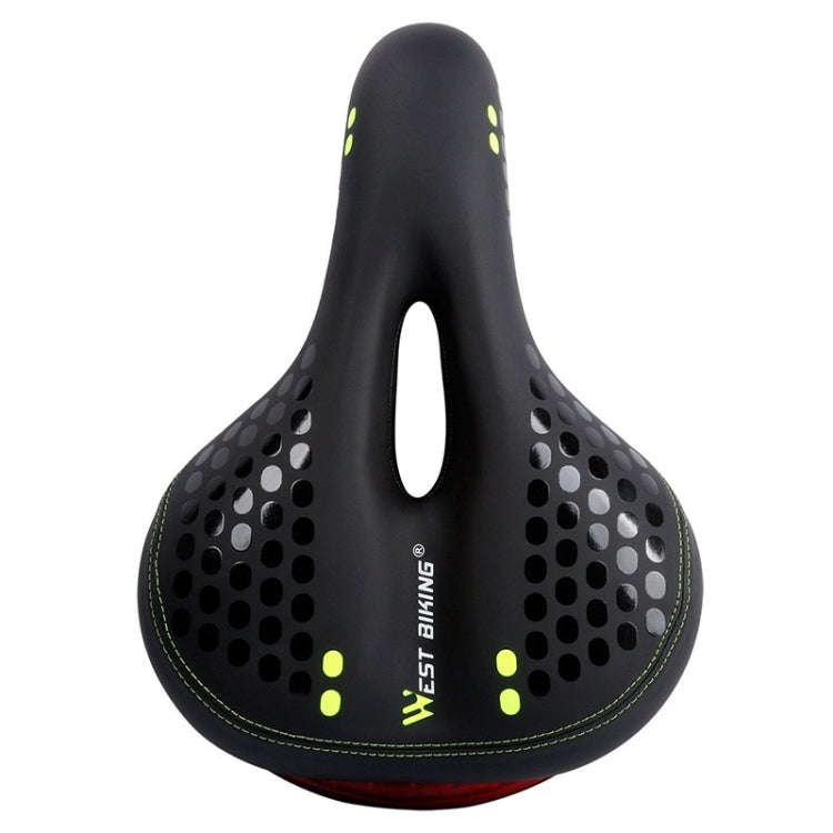 WEST BIKING YP0801083 Bicycle Taillight Thickened Soft And Comfortable Mountain Bike Seat Cushion...