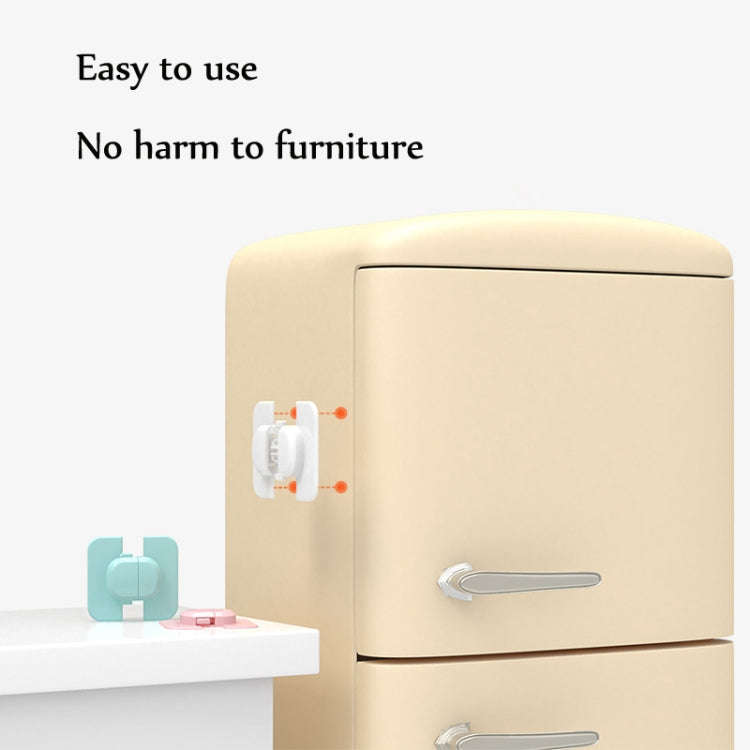 5 PCS Baby Refrigerator Water Dispenser Safety Lock Baby Safety Products(White)