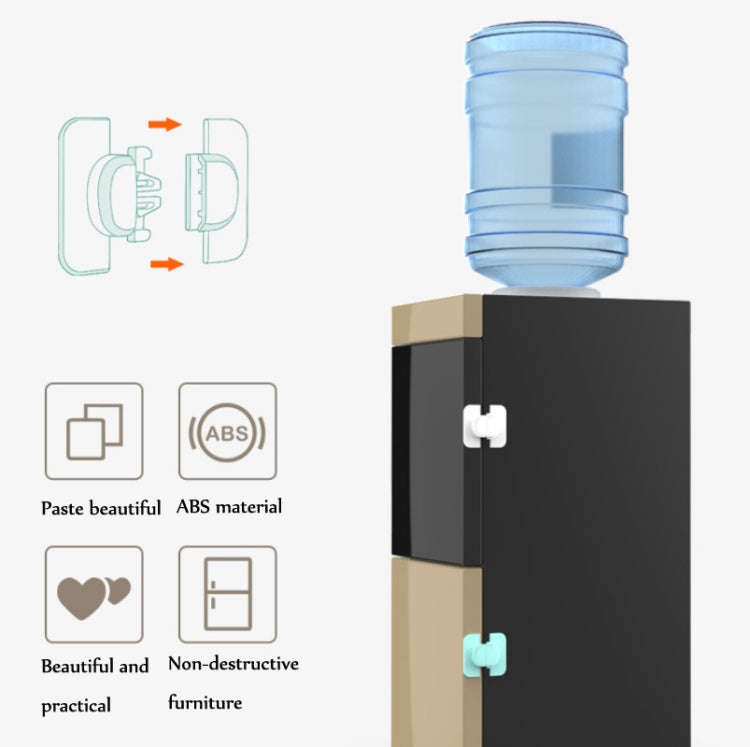 5 PCS Baby Refrigerator Water Dispenser Safety Lock Baby Safety Products(Blue)