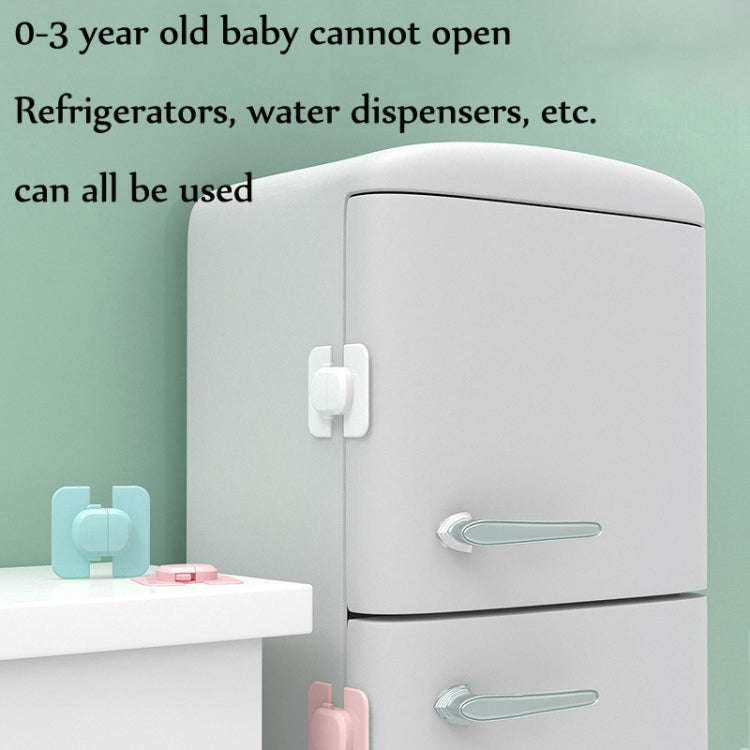 5 PCS Baby Refrigerator Water Dispenser Safety Lock Baby Safety Products(Blue)