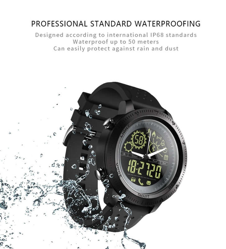 NX02 Sport Smartwatch IP67 Waterproof Support Tracker Calories Pedometer Smartwatch Stopwatch Cal...