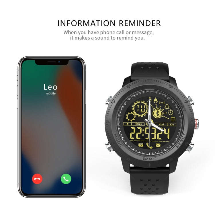 NX02 Sport Smartwatch IP67 Waterproof Support Tracker Calories Pedometer Smartwatch Stopwatch Cal...