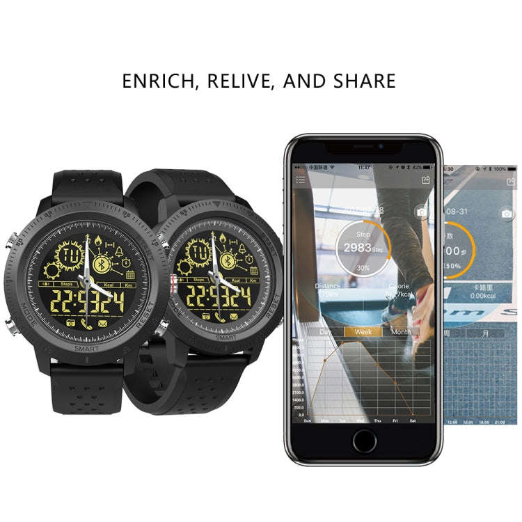 NX02 Sport Smartwatch IP67 Waterproof Support Tracker Calories Pedometer Smartwatch Stopwatch Cal...