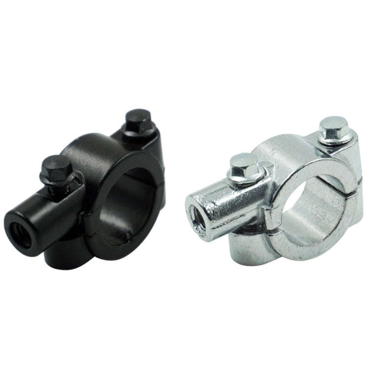 6 PCS Motorcycle Modification Accessories Handlebar Mirror Holder(M10 22mm Black)