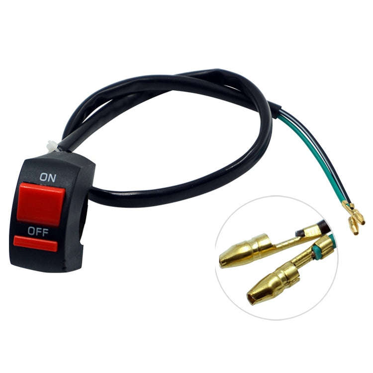 10 PCS Motorcycle Modification Accessories Off-Road Vehicle Double Flash Switch LED Headlight Con...