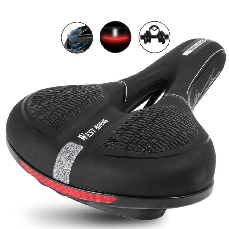 WESTBIKING Mountain Road  Bike Reflective Seat Cushion Soft Comfortable Seat Equipment Accessorie...