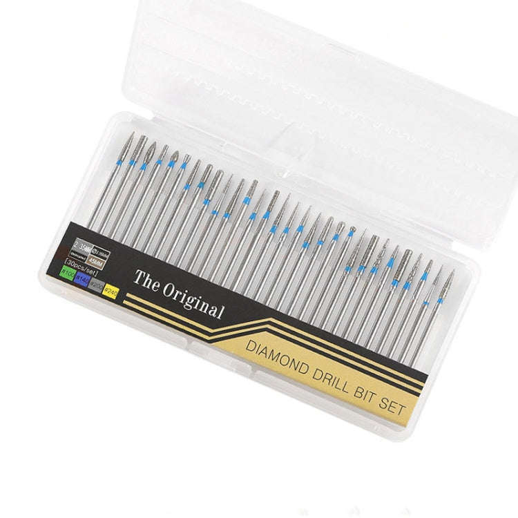 30 Pieces Nail Grinding Heads Set Gold Grinding Heads Nail Remover Tool Set, Color Classification...