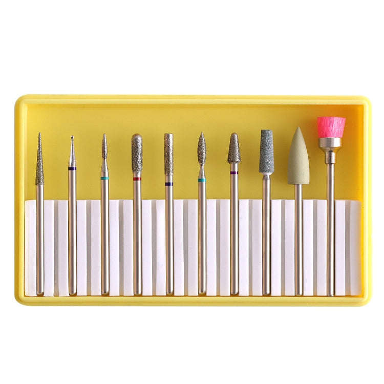 Nail Alloy Tungsten Steel Ceramic Grinding Machine Accessories Nail Grinding Heads Set Polishing ...