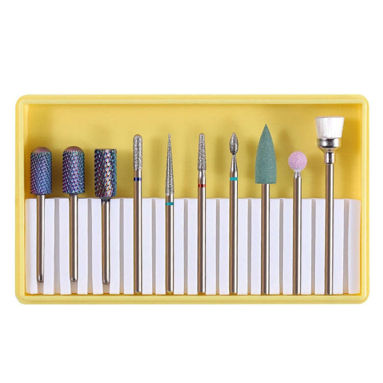 Nail Alloy Tungsten Steel Ceramic Grinding Machine Accessories Nail Grinding Heads Set Polishing ...