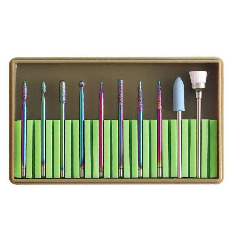 Nail Alloy Tungsten Steel Ceramic Grinding Machine Accessories Nail Grinding Heads Set Polishing ...