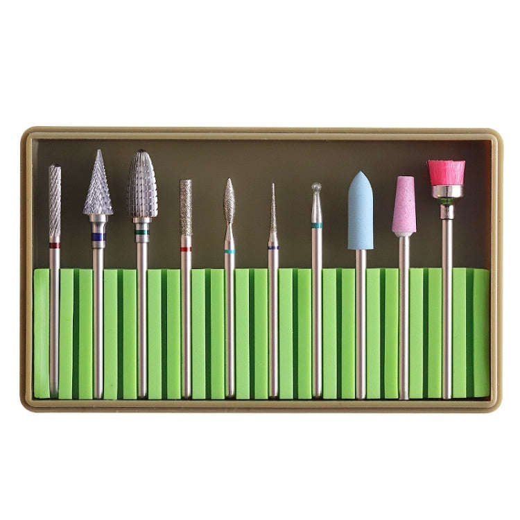 Nail Alloy Tungsten Steel Ceramic Grinding Machine Accessories Nail Grinding Heads Set Polishing ...