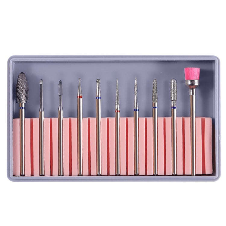 Nail Alloy Tungsten Steel Ceramic Grinding Machine Accessories Nail Grinding Heads Set Polishing ...