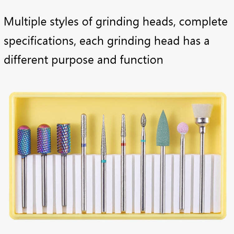 Nail Alloy Tungsten Steel Ceramic Grinding Machine Accessories Nail Grinding Heads Set Polishing ...