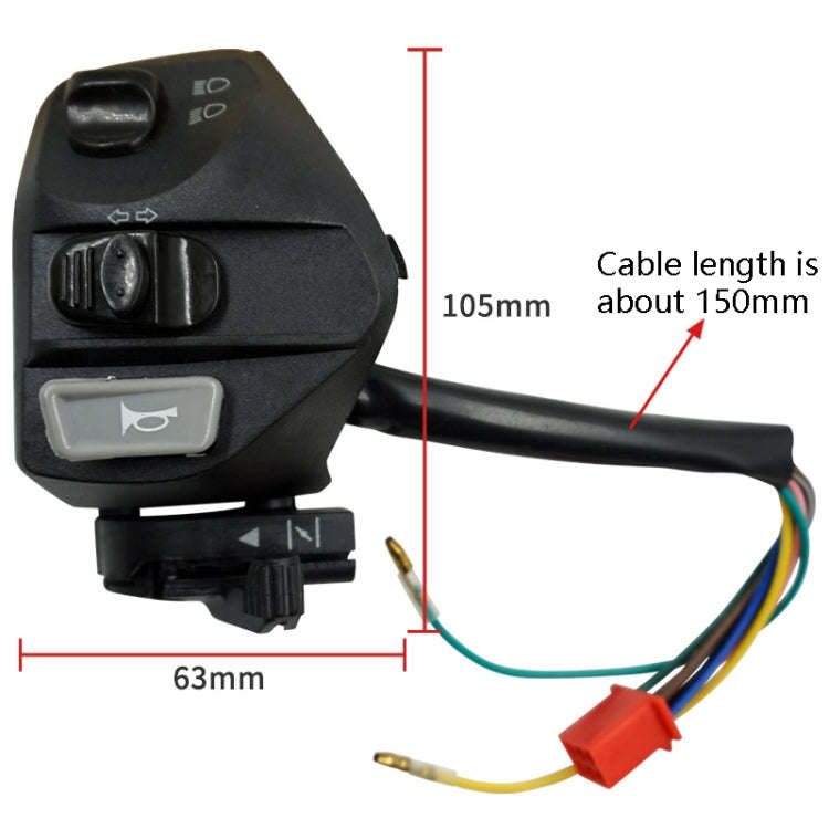 Motorcycle Accessories Handle Switch Assembly Handle Combination Switch For Yamaha MIO / LC135