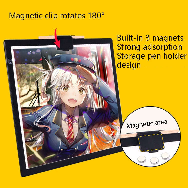 A3-D36 Magnetic Absolute LED Copy Station Soft Eye Protection Edging Calligraphy Copy Of The Pain...