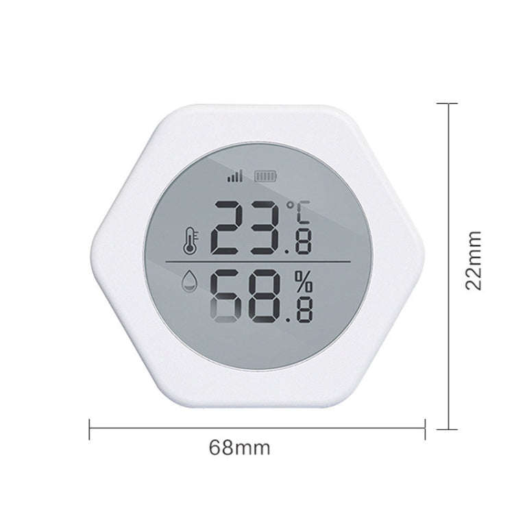 LQ-WS1 Tuya Smart Home Indoor Wireless Control Temperature And Humidity Sensor